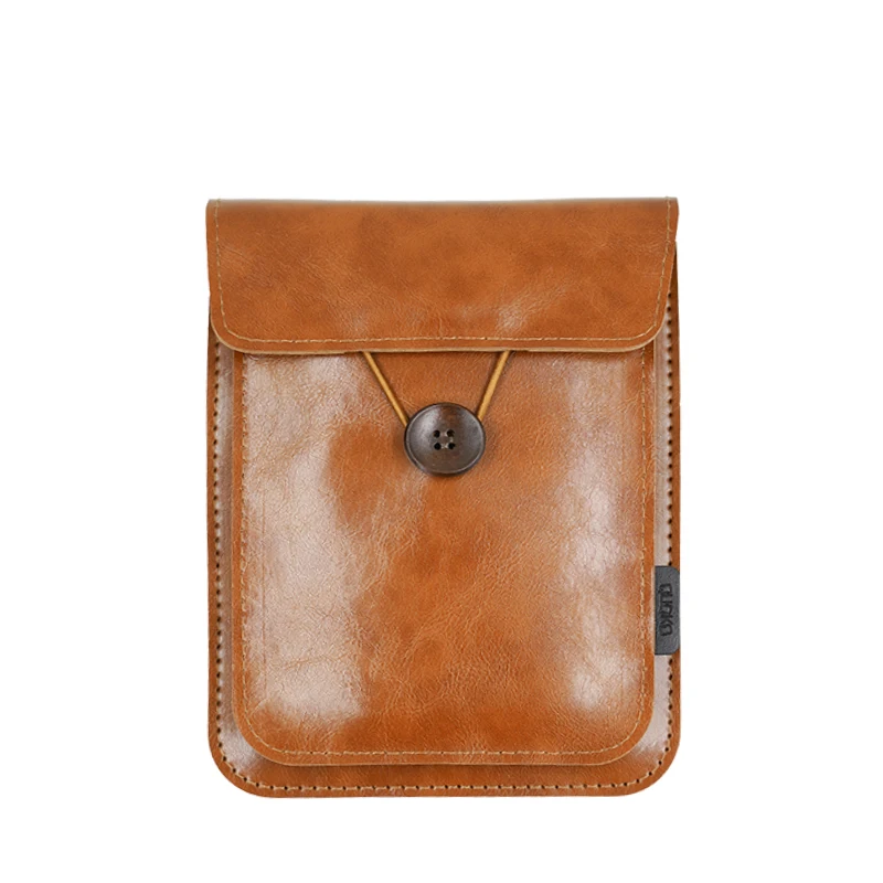 Double Layer PU Leather E-Book Bag 6-7 Inch Protective Cover Vintage Small Sleeve For Kindle Voyage Touch PaperWhite Kobo
