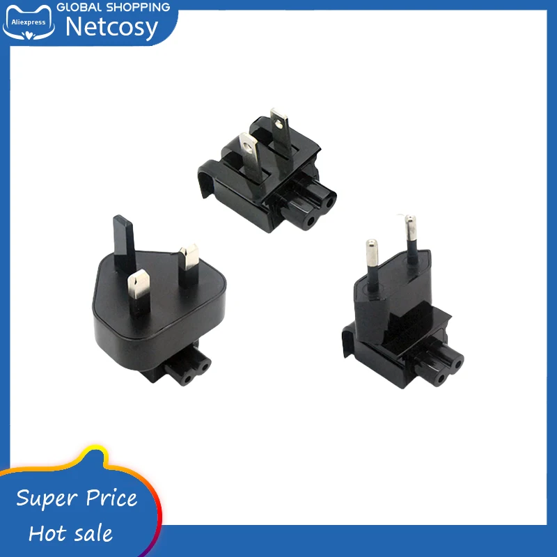 Netcosy Black Wall AC Electrical UK EU US Plug DuckHead Power Adapter For Asus Laptop Replacement Charger