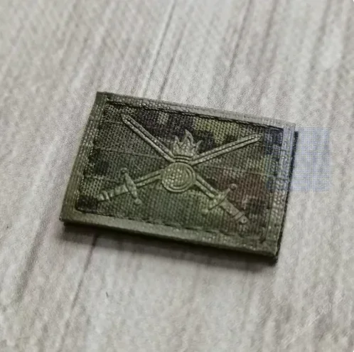 بدلة قتالية روسية أصلية مع شارة زعيم فيلكرو شارة معنويات للمشجعين العسكريين