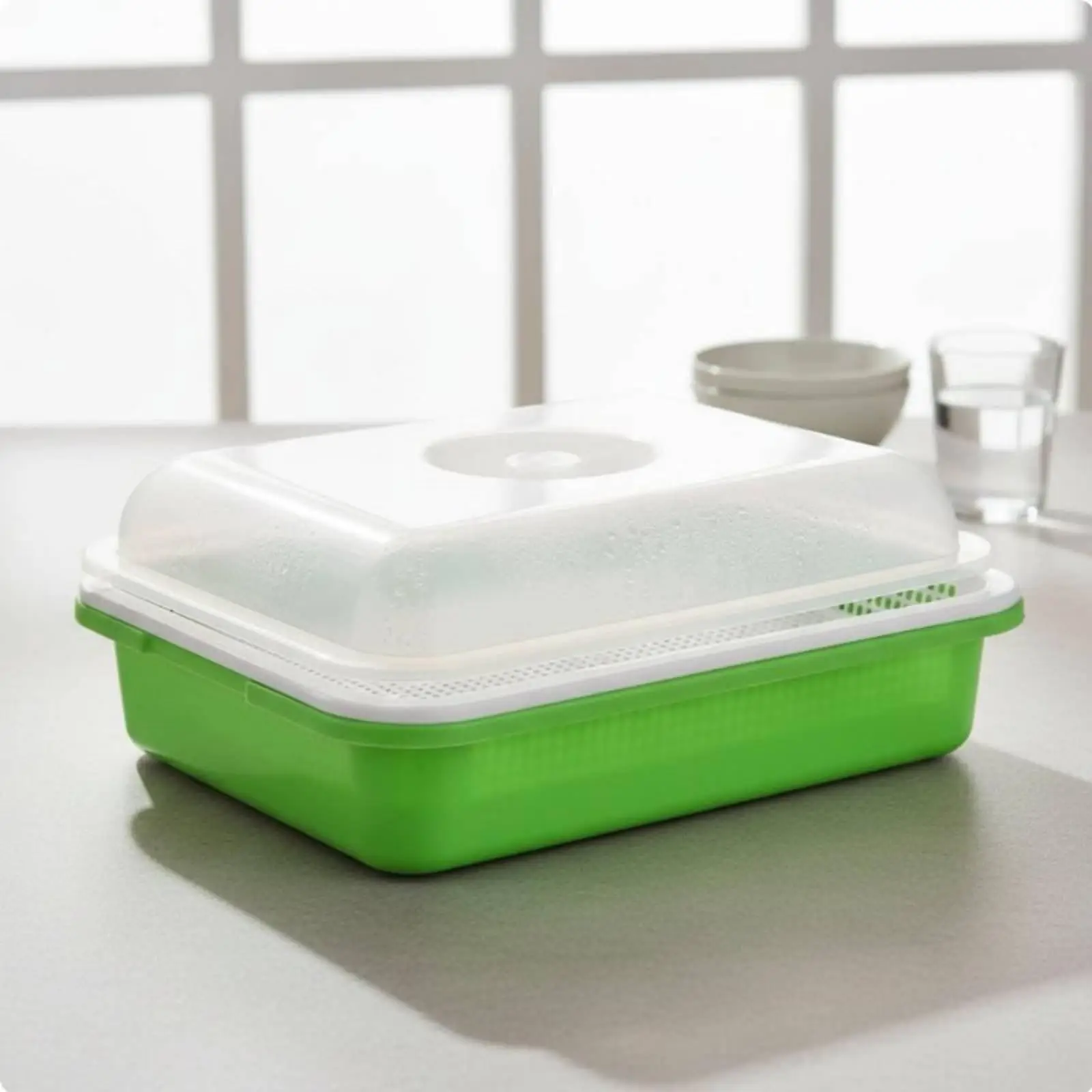 Vegetable Planting Tray High Ventilation Bean Sprout Machine Soilless Cultivation Microgreens Growing Box for Health