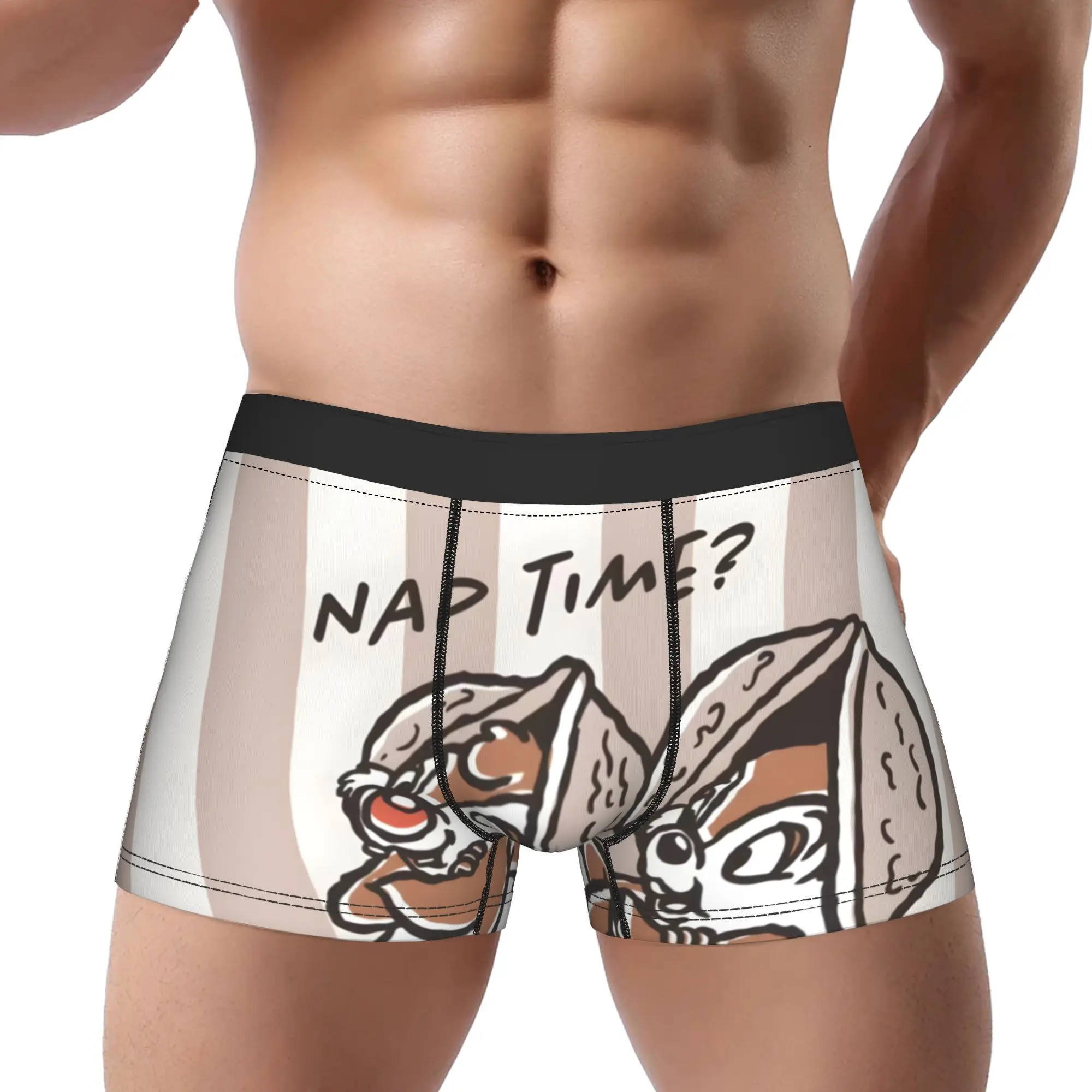 

1Piece Nap Time Chip & Dale Underpants Breathbale Male Underwear Ventilate Shorts Boxer Briefs