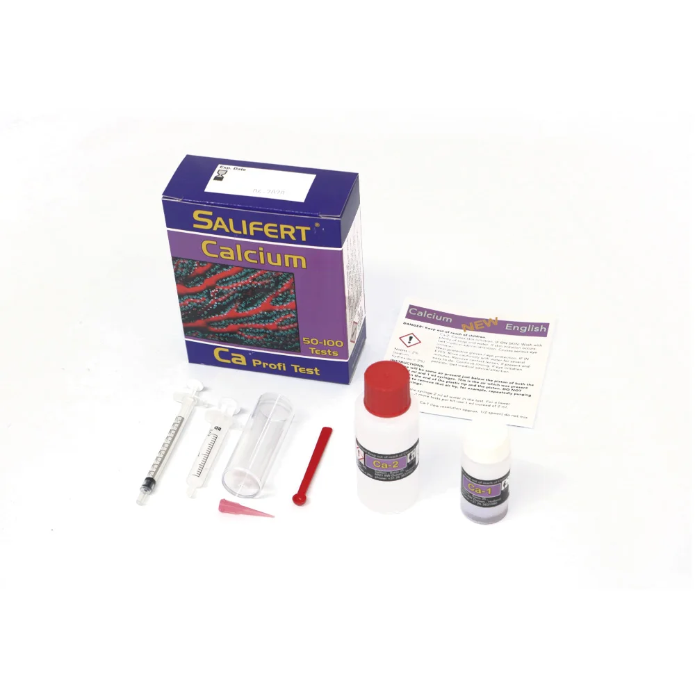 Salifert Niederländische Marke Aquarium-Wassertestkit, Professionelles Fischbecken-Wasserqualitätstest-Reagenz für PH, Ammoniak, Nitrit, Härte – Detail 4