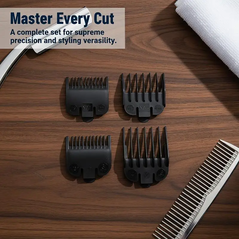 Hair Clipper Limit Comb Set Trimmer Guide Guards Styling Attachment Replacement Tools
