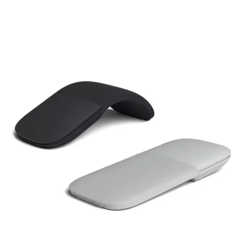 Ratón inalámbrico 2,4G/Bluetooth, diseño plegable Arc Touch, ratón portátil plegable de 1200 DPI para ordenador portátil Microsoft PC
