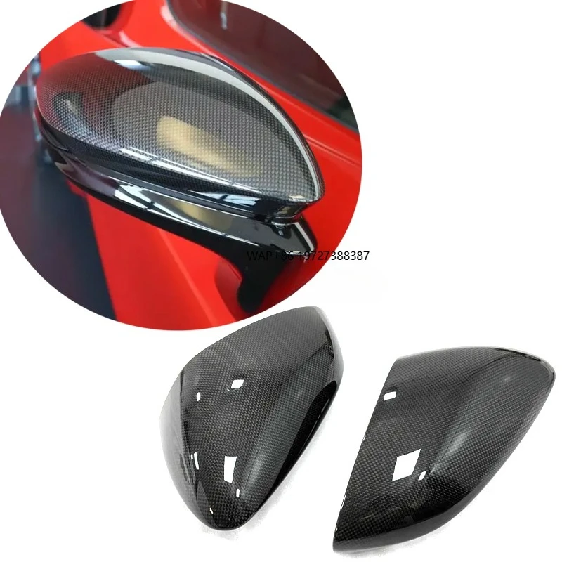 Car Tuning Parts for SF90 Dry Carbon Fiber Side Mirror for SF90 View Mirrors Cover Automotive Accessories Body Kit