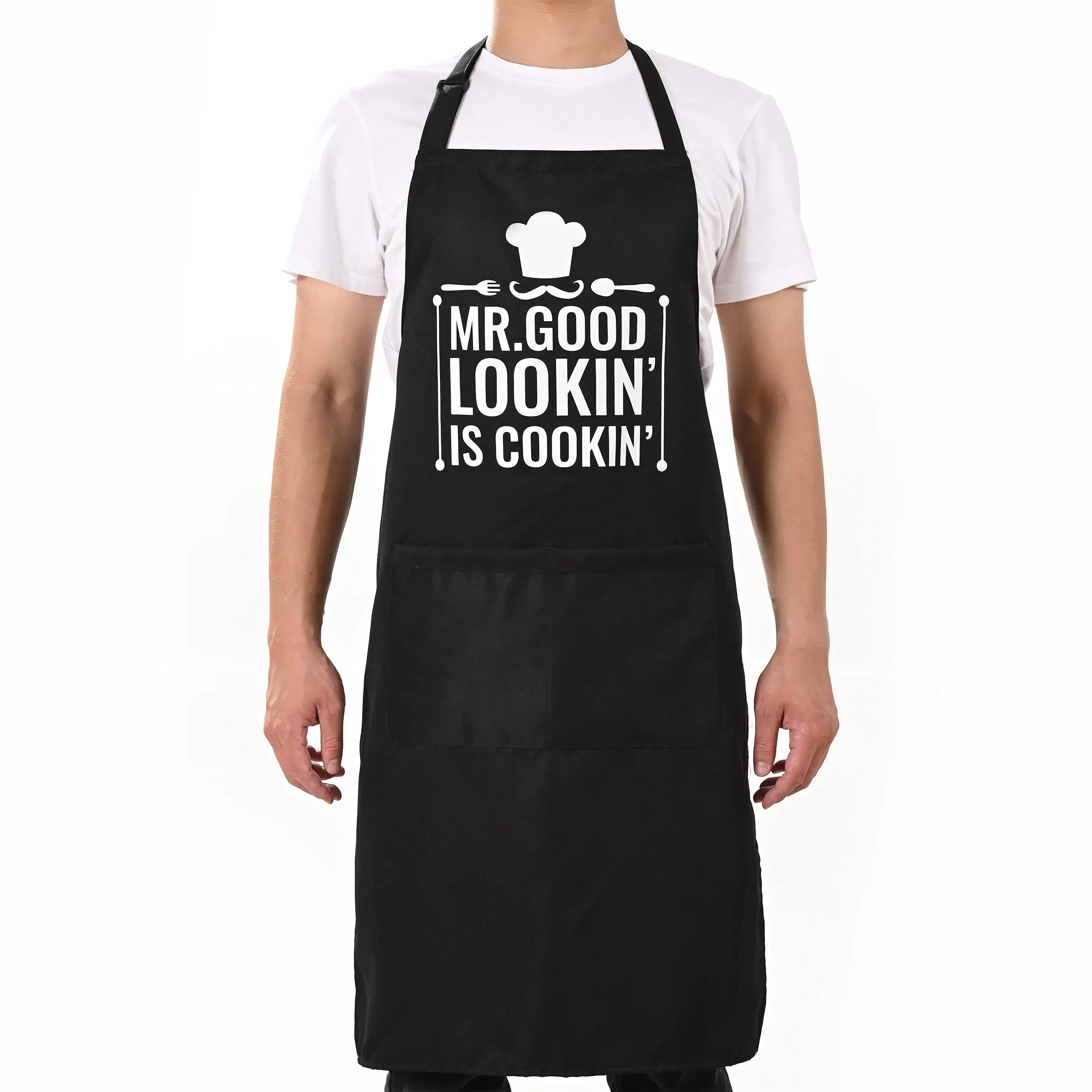 

Funny Apron for Men, BBQ Grill Apron for Father, Husband, Dad, Boyfriend, Birthday Gifts, Dad Gifts