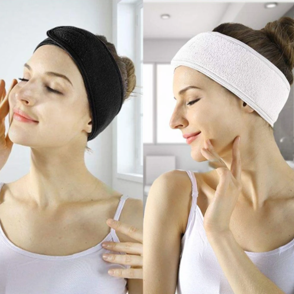 

Adjustable SPA Headband Wide Hairband Yoga Bath Shower Makeup Wash Face Hair Band