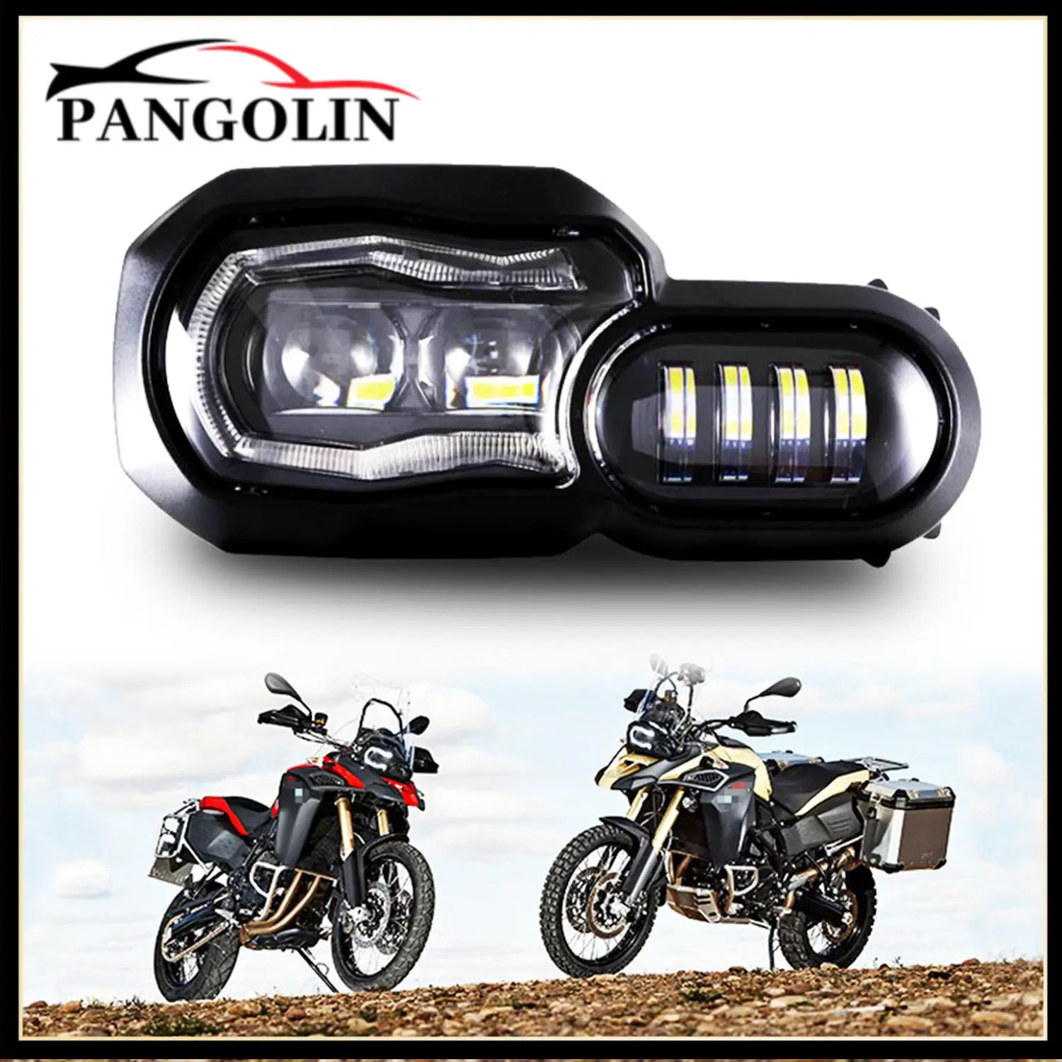 

Headlights for BMW F650GS F700GS F800GS ADV F800R Motorcycle Lights Complete LED Headlights Assembly