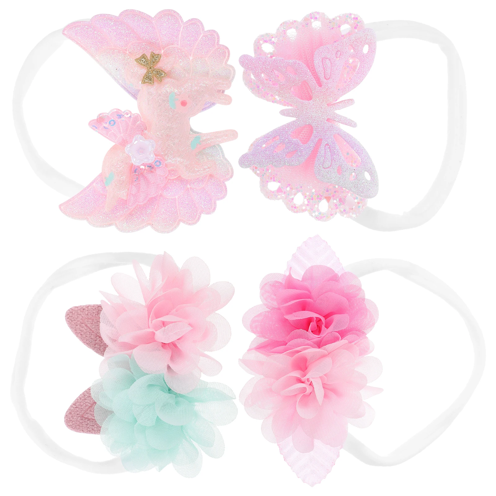 

1 set Easter Headb Bunny Ears Unicorn Bunny Ear Headb Wings Butterfly Decor Girls Women Festive Outfits Accessories