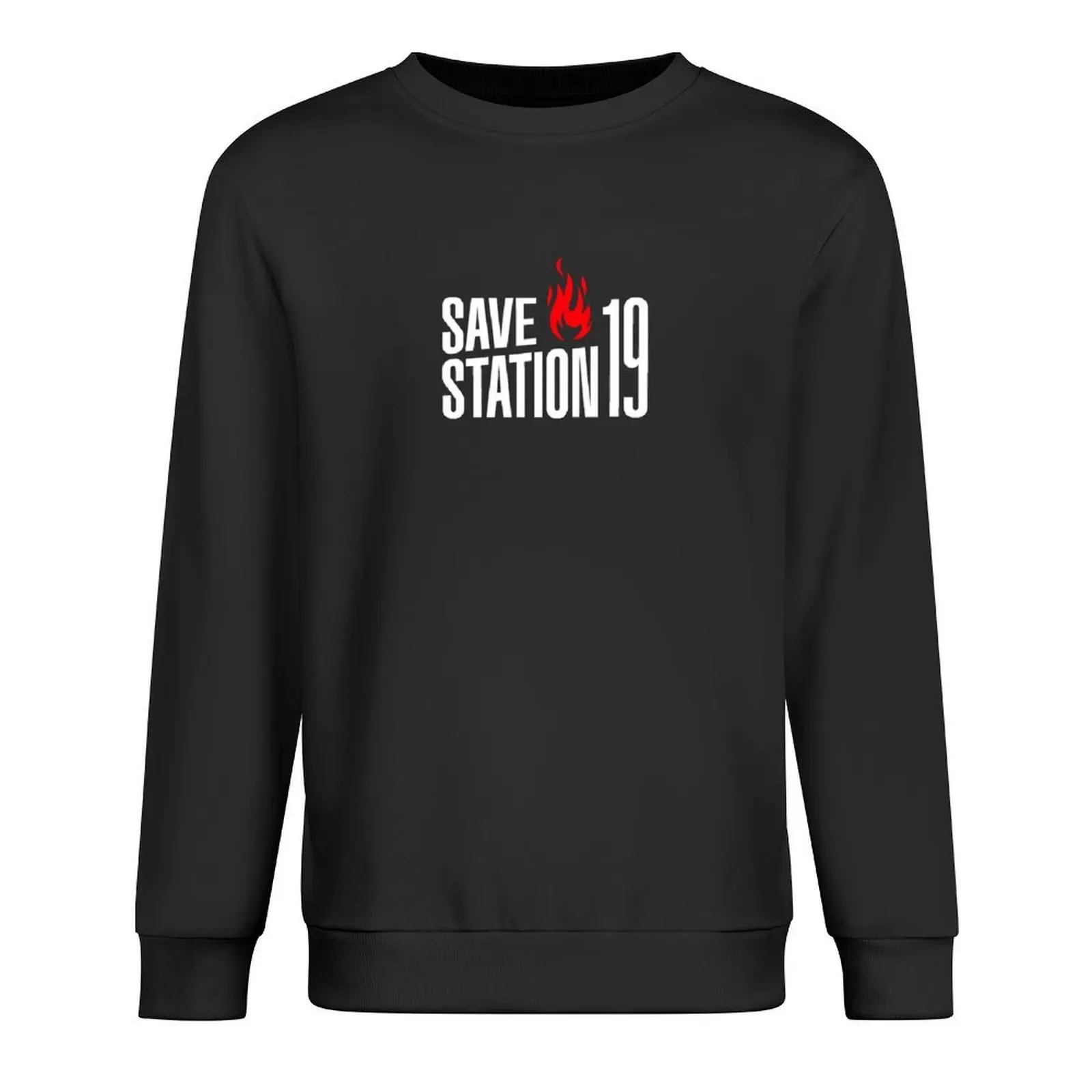 

Save Station 19 (Large logo 2) Pullover winter clothes men's sweat-shirt men clothes clothes for men hooded sweatshirts