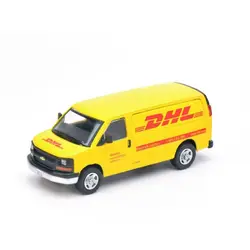 596 modello 1:64 Chevrolet VAN GULF Oil Paint /DHL Emulation Alloy