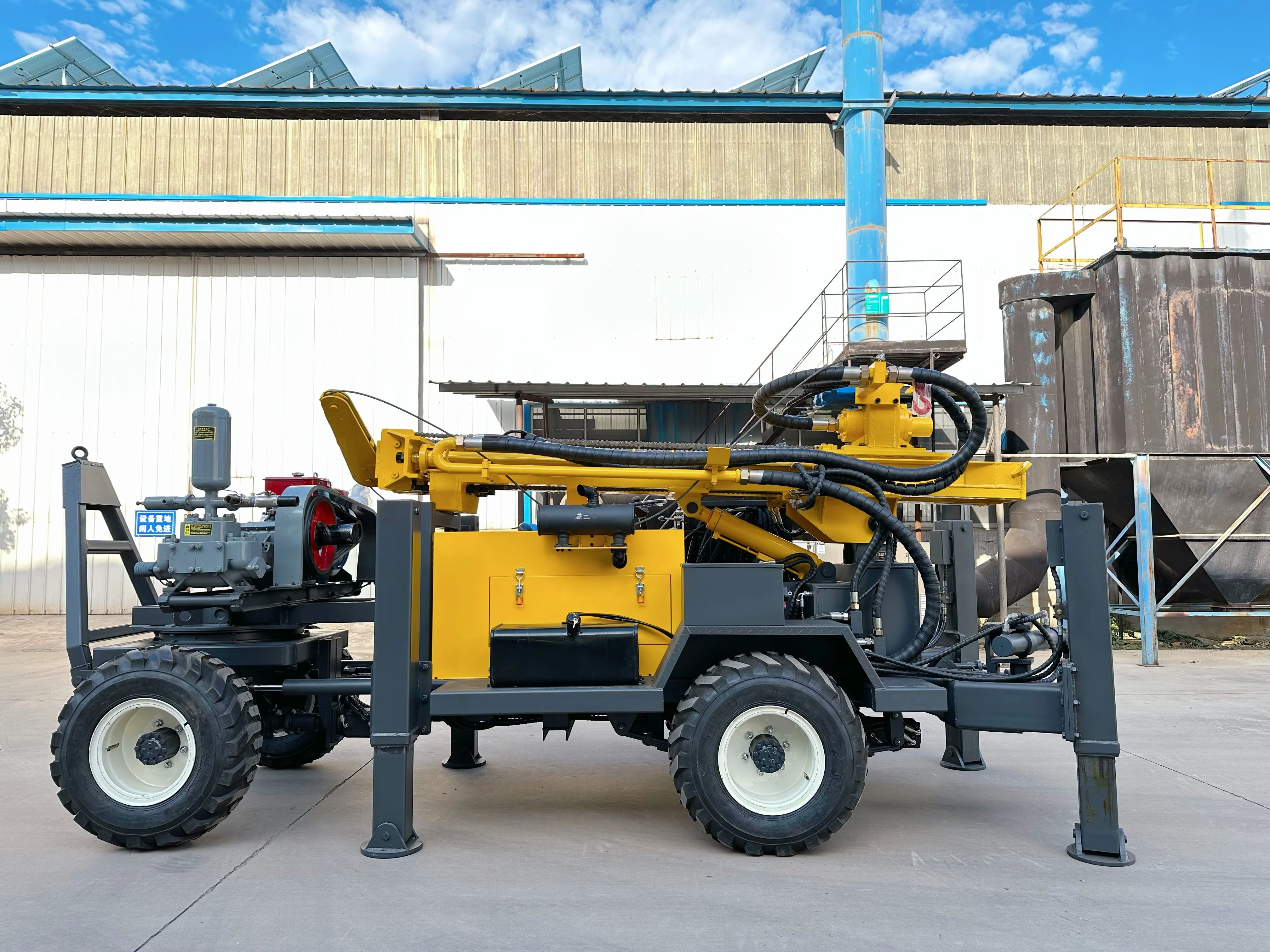 تخصيص المحمولة الديزل آبار المياه الهوائية الصغيرة 200 متر آلة حفر الآبار جهاز الحفر الدوارة الآبار العميقة