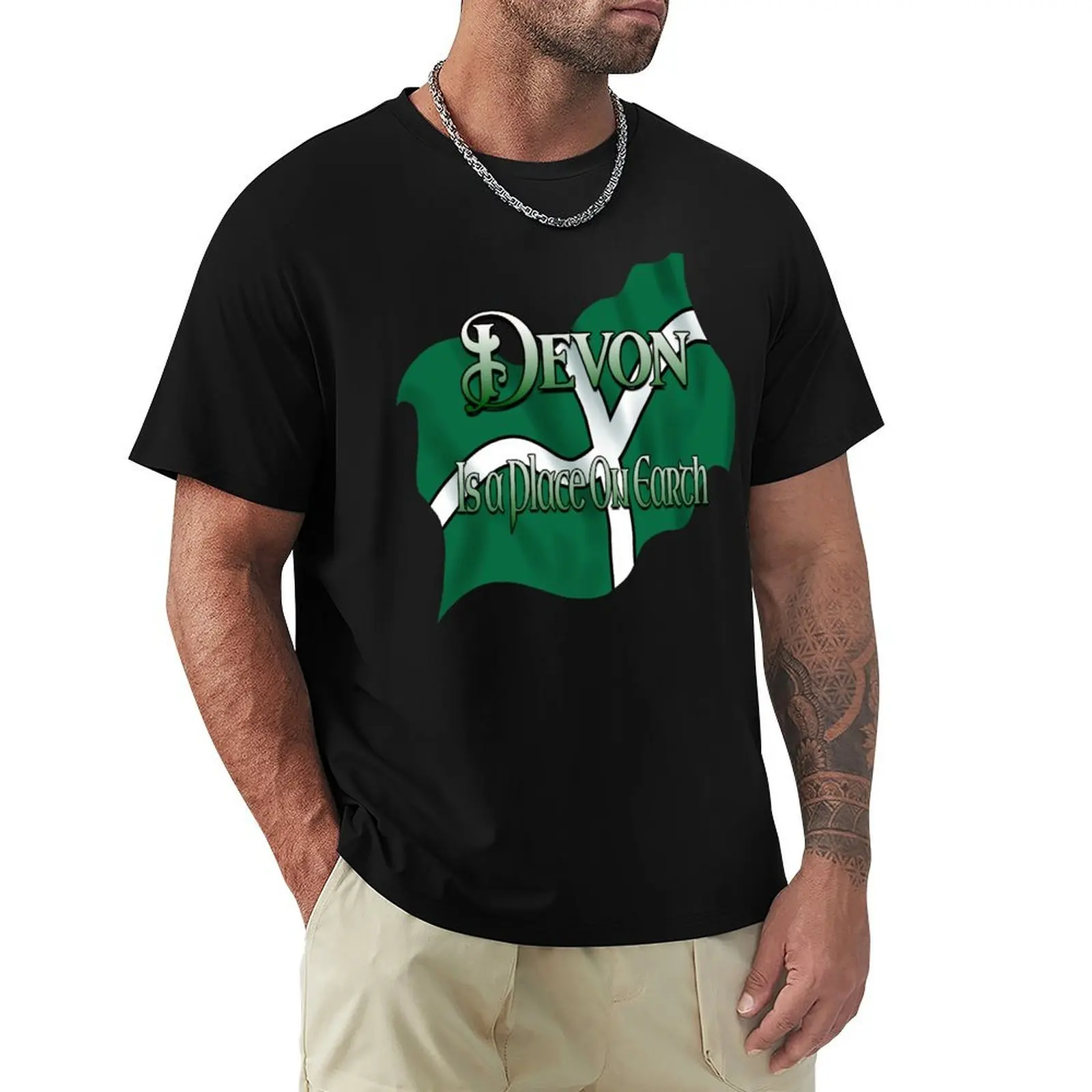 Devon Flag T-Shirt Outdoor Sports Lightweight Tee