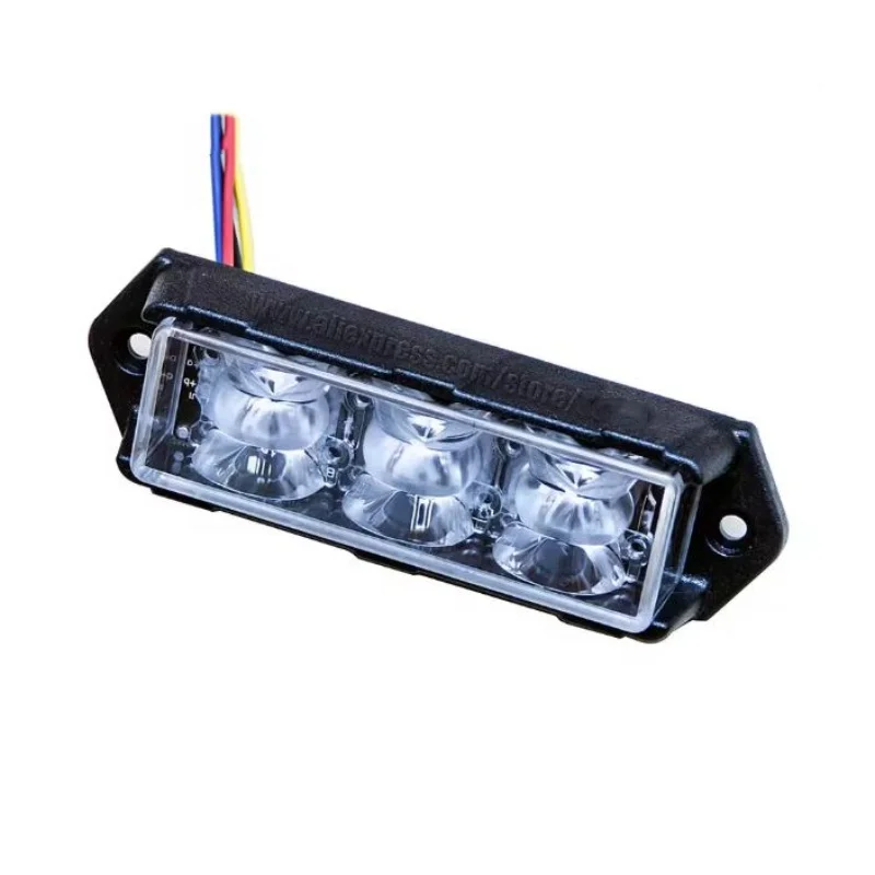 Bright 6Leds Car Strobe Warning Light,DC12V/24V 18W Led Grille flash light,Dual Color Emergenmcy Car Warning light,waterproof