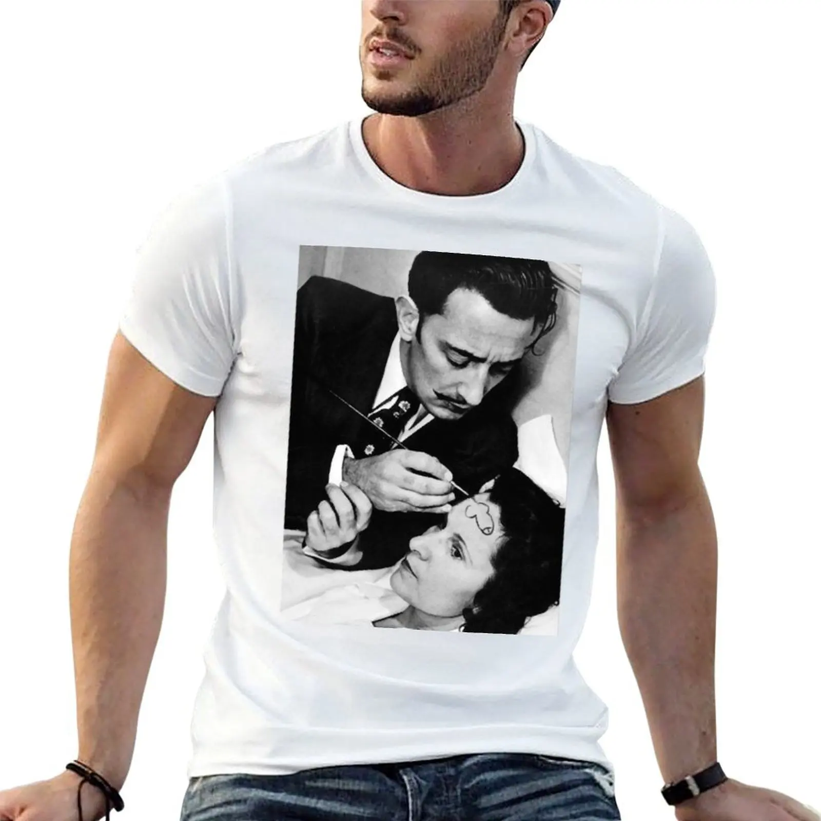 

shirts 100% cotton t T-Shirt for for shirts man shirt Salvador men man casual t Dali(3) t