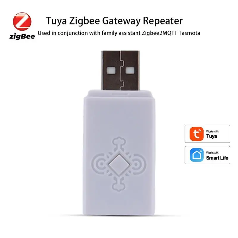 ZigBee Tuya Repeater sinyal USB, Amplifier sinyal ZigBee Gateway perangkat rumah pintar otomatisasi cerdas untuk kehidupan pintar