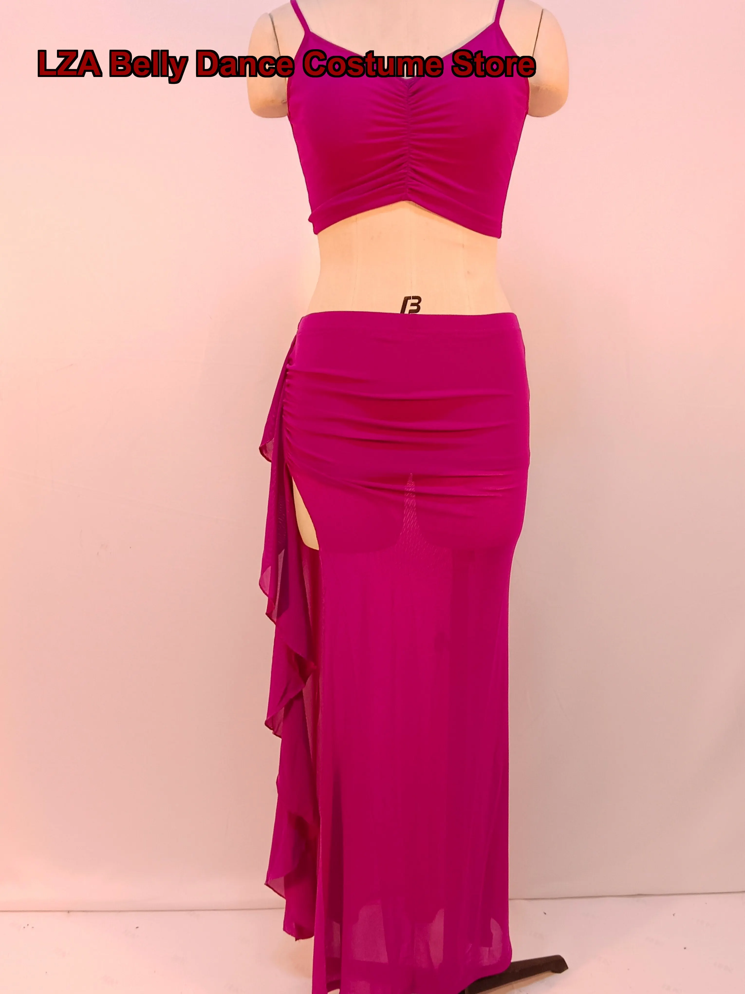 2025 Group Practice Belly Dance Camisole Vest Costume Set
