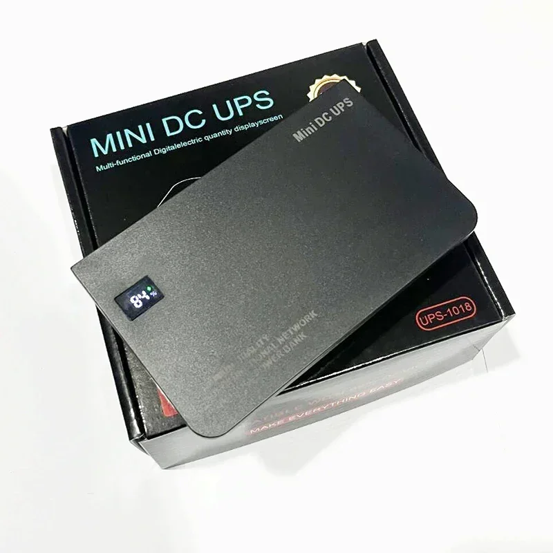 DC 1018p UPS for Router Mini UPS Uninterrupted tattoo Power Supply DC1018p 10400mAh Lithium ion Backup Battery