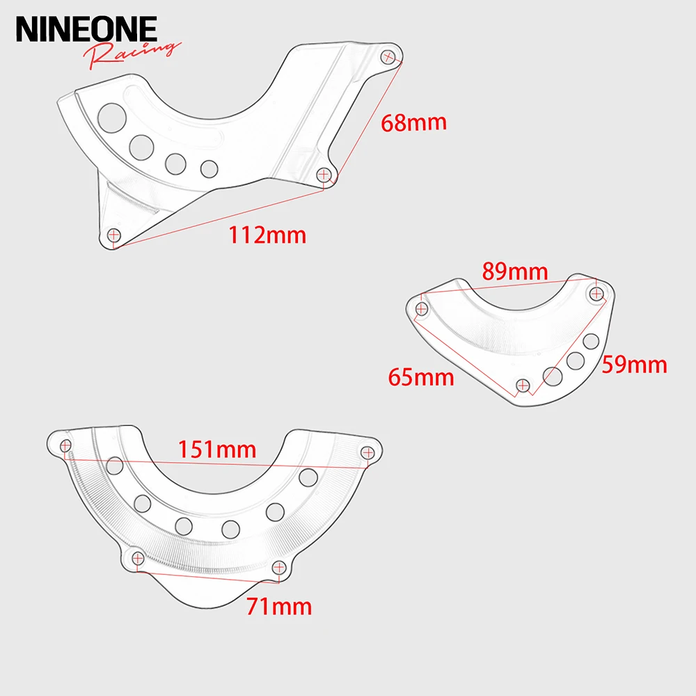 غطاء علبة المرافق الأيسر الأيمن لـ Kawasaki Z900RS Z 900RS 900 RS CAFE 2018-2025 غطاء حماية الجزء الثابت للمحرك غطاء حماية من التصادم