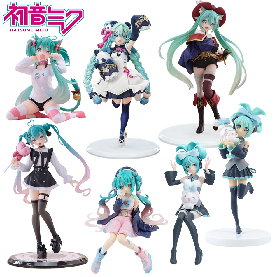 

Hot Kawaii Girl Hatsune Miku Anime Figure Fashion Subclture Miku Action Figure Christmas Gift PVC Collection Model Doll Toys