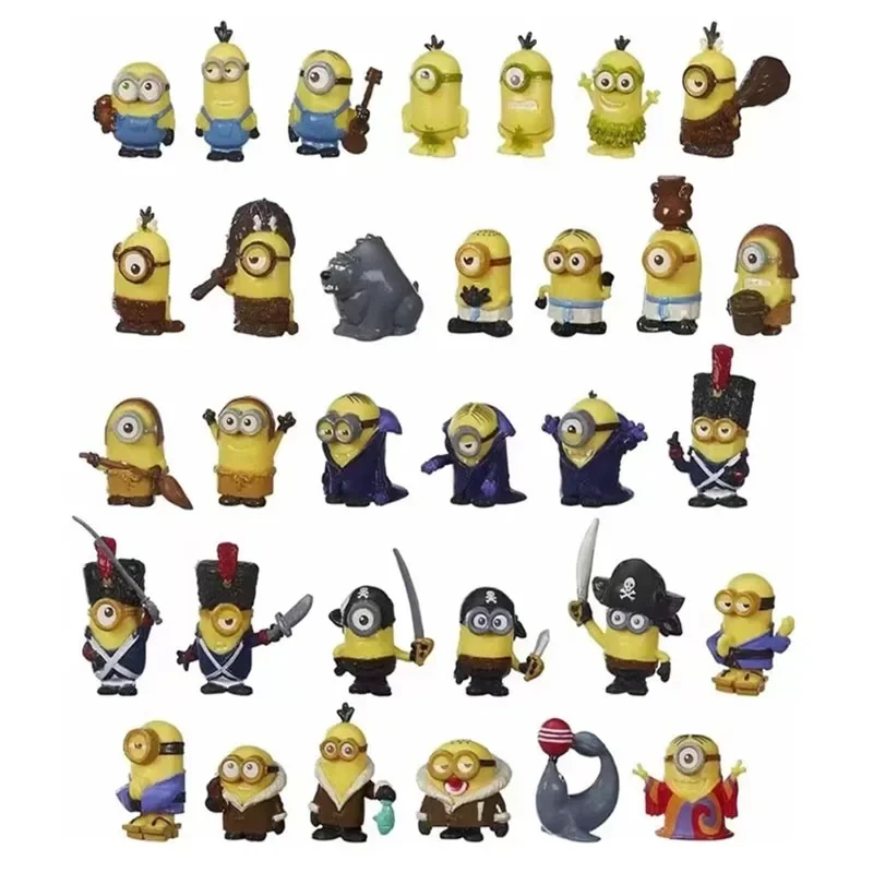 Minionqs gry Hasbro figurka Mini lalka pudełko z niespodzianką akcesoria do dekoracji kolekcja BOB KEVIN STURAT Gru Stuart