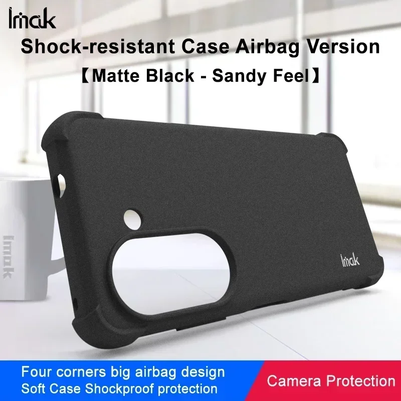 Zenfone9 Zenfone 10 11 Ultra Matte Back Case IMAK Lens 360 Protect Flexible Air Bag for Asus Zenfone 9 Case Phone Zenfone8 Funda