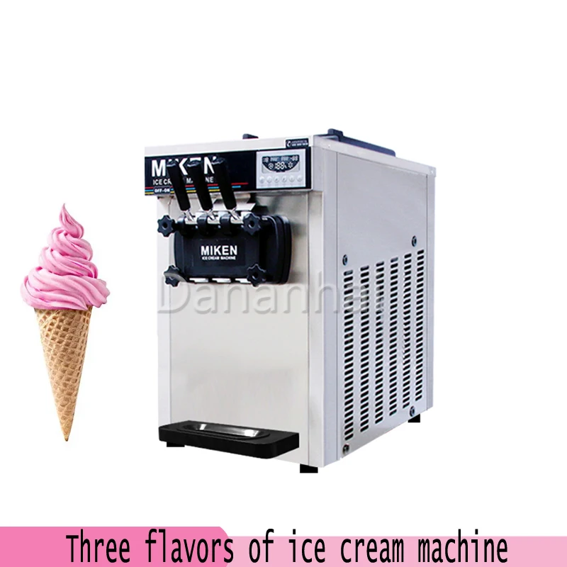 

Soft Ice Cream Machine Commercial Sanwei Multifunctional Gray Large Capacity Frozen Yogurt Machine