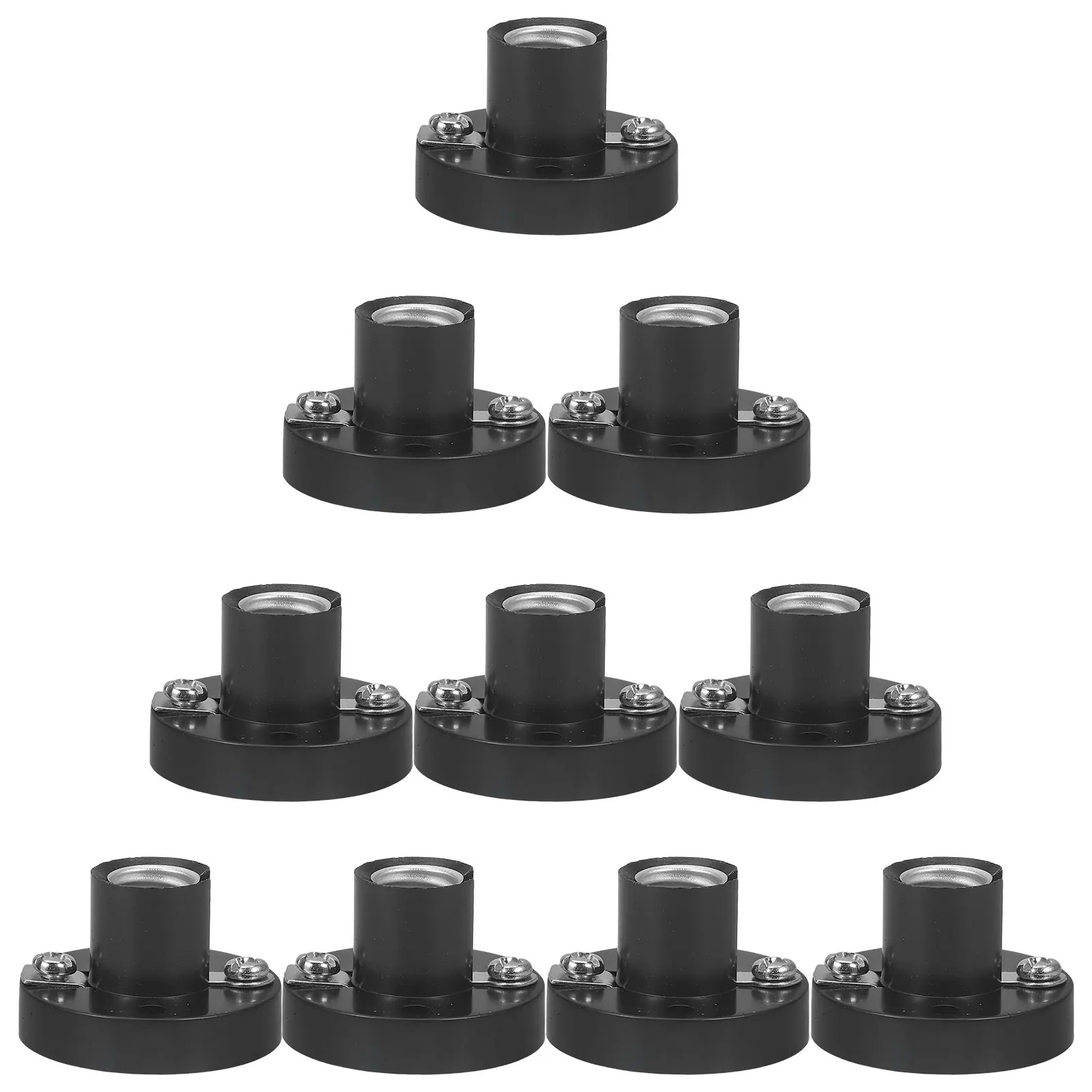

10pcs Bulb Socket Lamp Holder Mini Plastic Base for Physics Experiment Lighting Accessories Indoor Outdoor