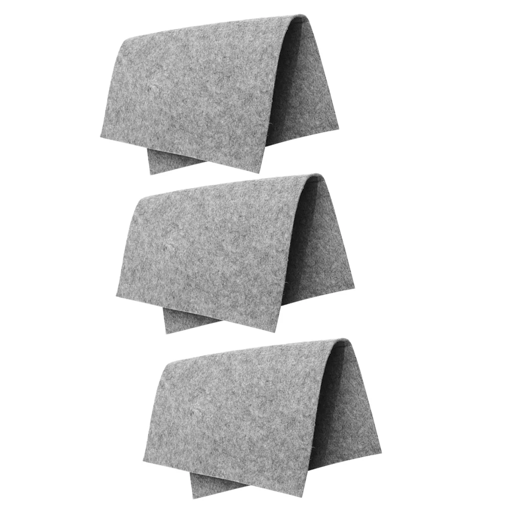 

3 Pcs Felt Pads Thick Woolen Mats Chinese Calligraphy Felt Mats for Writing Drawing Chinese Painting Students School