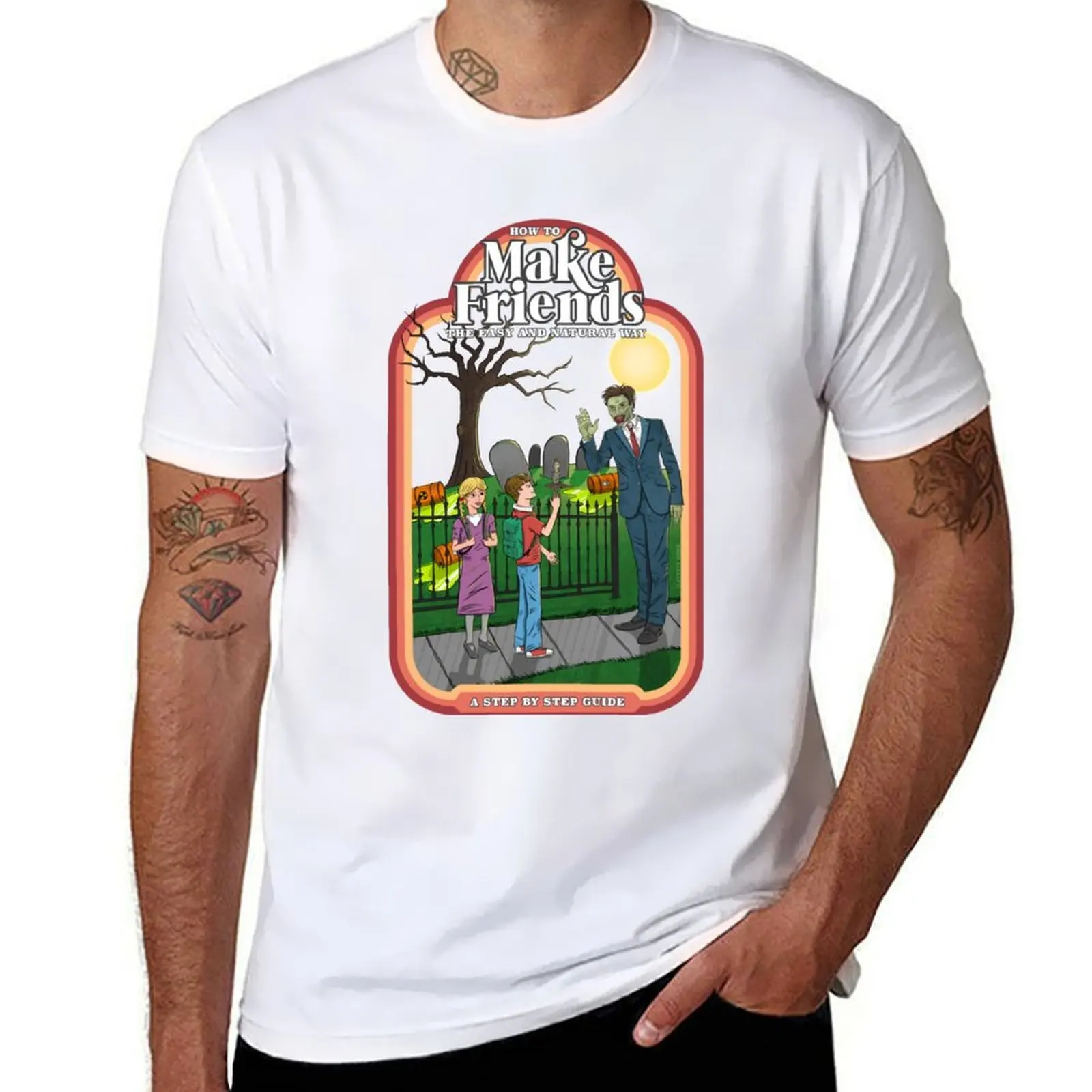 

How To Make Friends: The Easy and Natural Way T-Shirt anime t shirts oversize t shirt man plain T-Shirt