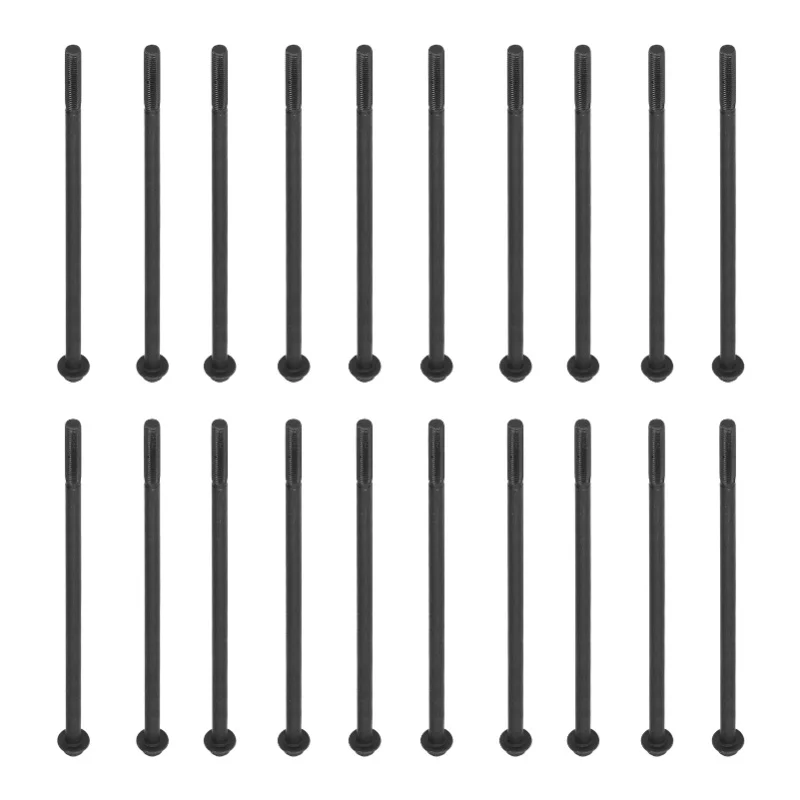 20PCS M6x175 Long Bolts Flange Bolts Threaded Bar Diesel Generator Parts