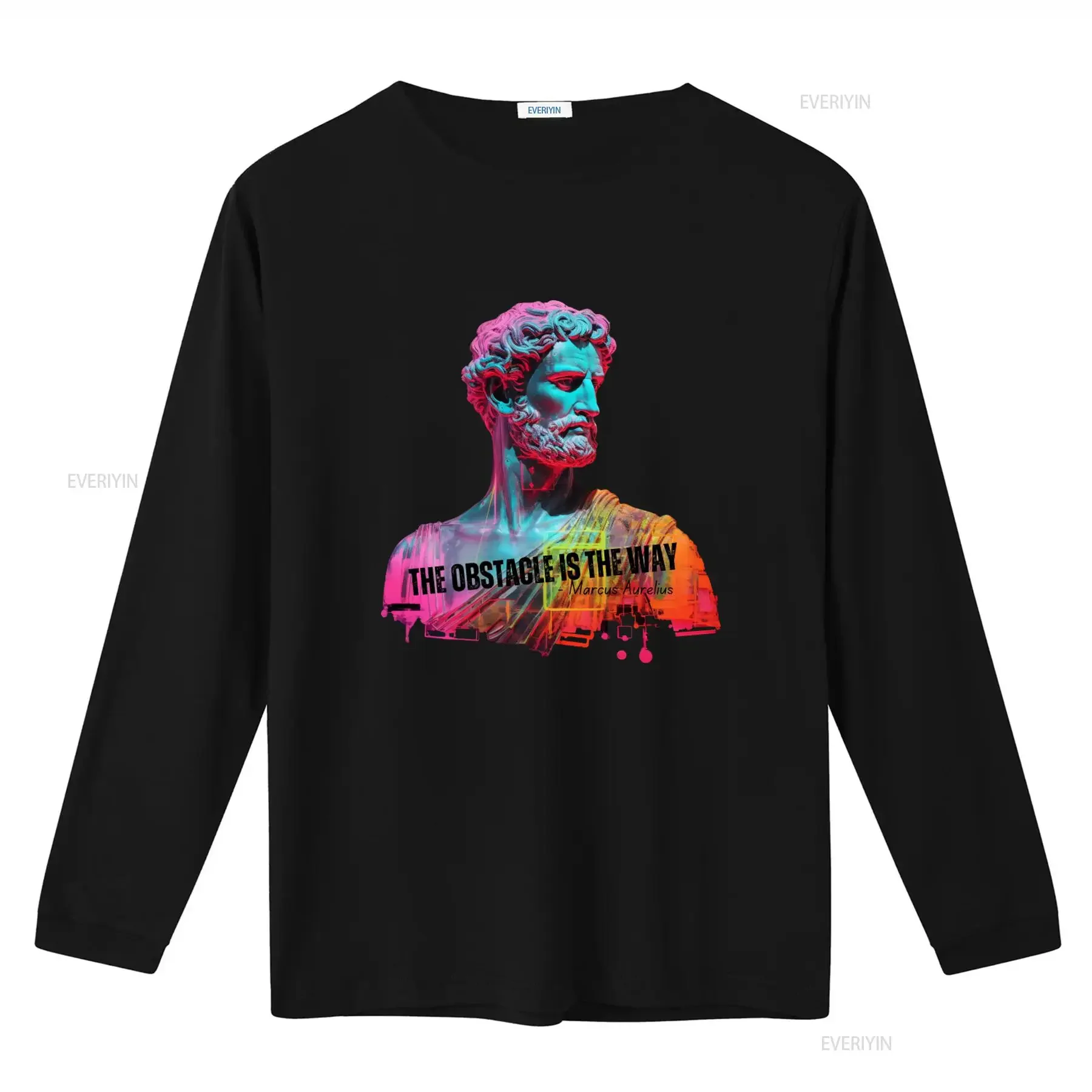 Stoic Marcus Aurelius T shirt The Obstacle is Way Stoicism Quote Motivational Softstyle Perfect for Stoics vintage Washed