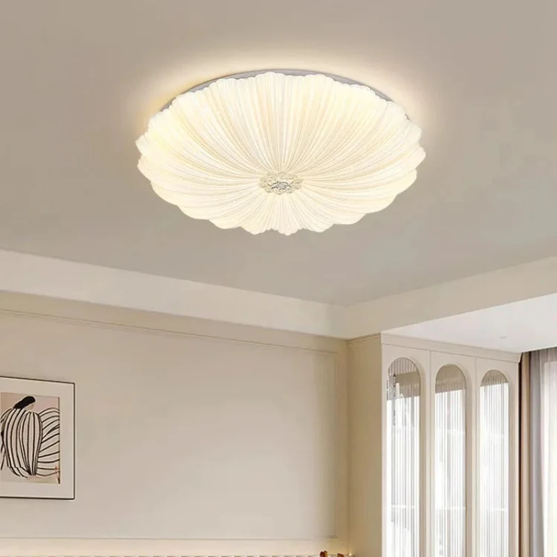 Moderne Rotundity LED-Deckenleuchten mit Aluminiumsockel, weißer Acryl-Lampenschirm, Wohnzimmer, Schlafzimmer, Restaurant, Flur, Hängelampen