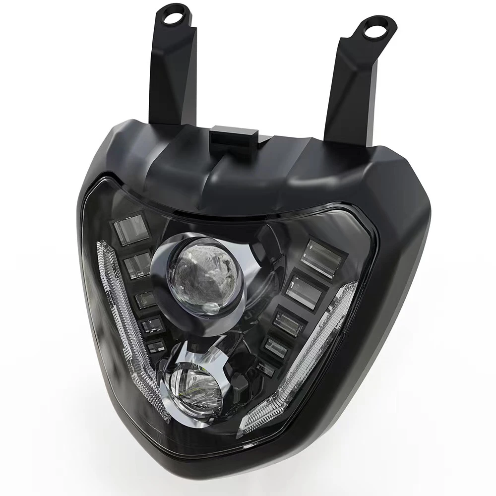 Pop Headlight MT07 2014-2017 LED Headlamp E-mark Projector DRL Assembly Waterproof Lights For Yamaha MT 07 MT-07 FZ07 2015 2016