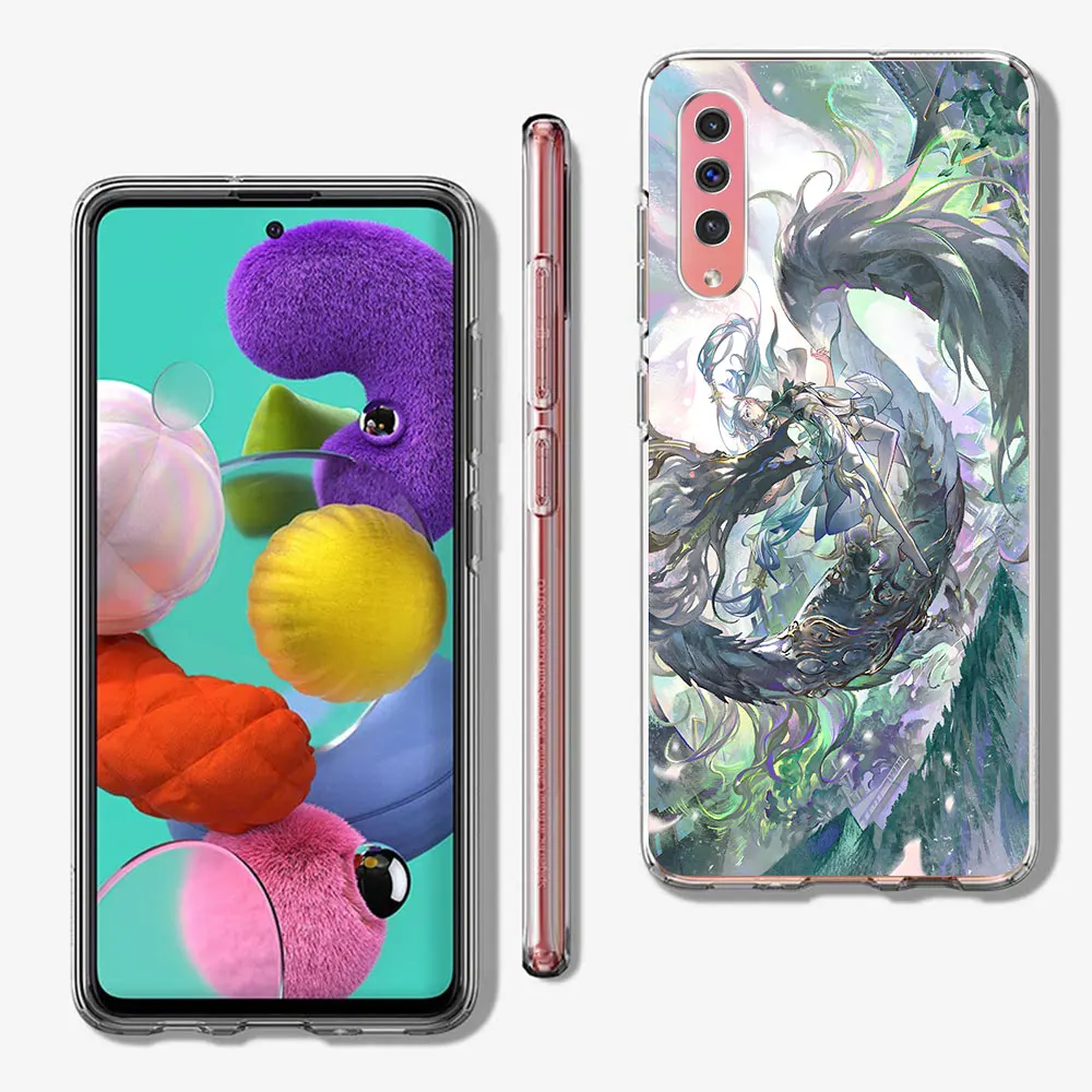 JINHSI Wuthering Waves Case for Samsung Galaxy A10s A50 A50s A10 A20 A30 A7 A8 A03s A04s A20e A70 A70s A40 TPU Soft Phone Cover