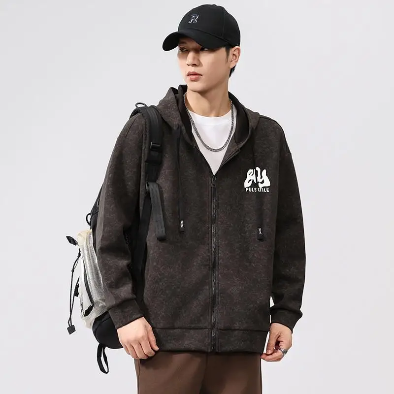 

Large Sized Men's F253 Jaet with 320 Gs irts And Hat Jaets RYgxIq Long Sve Hooded Jaet for Daily Wear Autumn Season