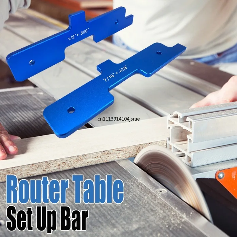 7 Pcs Woodworking Router Setup Bars, Precision Milling Machine Setting Gauge Blocks, Table Saw Adjustment Rods for Router Table