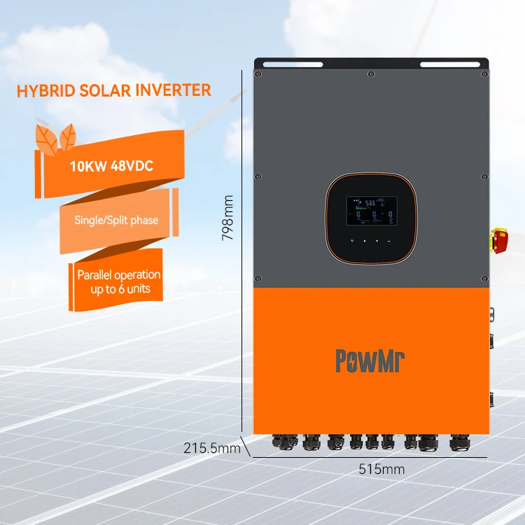 12KW 48V Split Phase Inverter Parallel Operation Up To 6 Unit 120/230Vac 2 MPPT Solar Hybrid Inverter