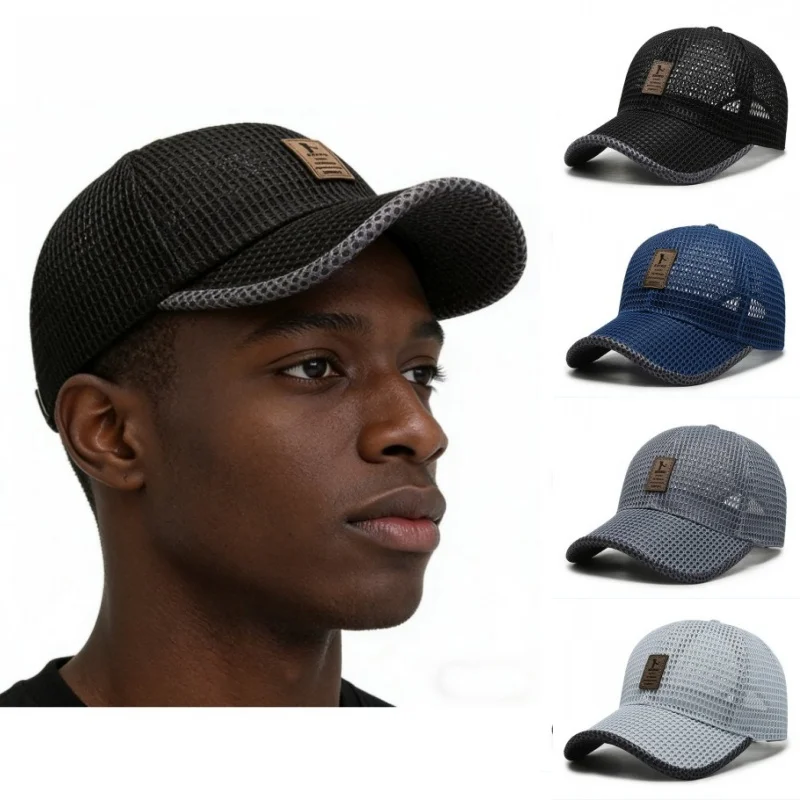 

Дышащая сетчатая быстросохнущая бейсболка для гольфа с принтом, защита от УФ-излучения, сетчатая кепка для тенниса, спорта, бега, летняя уличная кепка-козырек от солнца