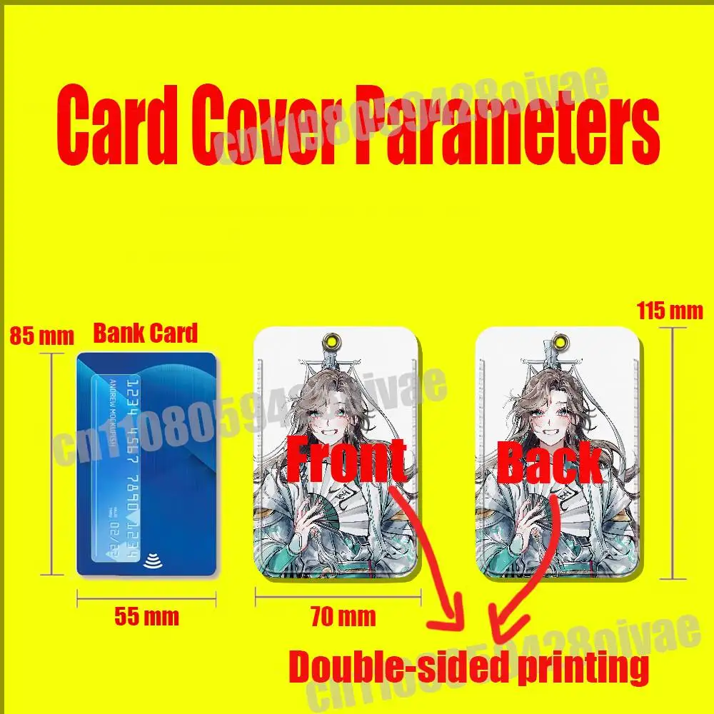 羅冰河 S-Scum Villains 自己救済システム IDクリップ クレジットカード バンクカード バッグ バスカード 食事カード ホルダー カバー ポケットデコレーション キーホルダー