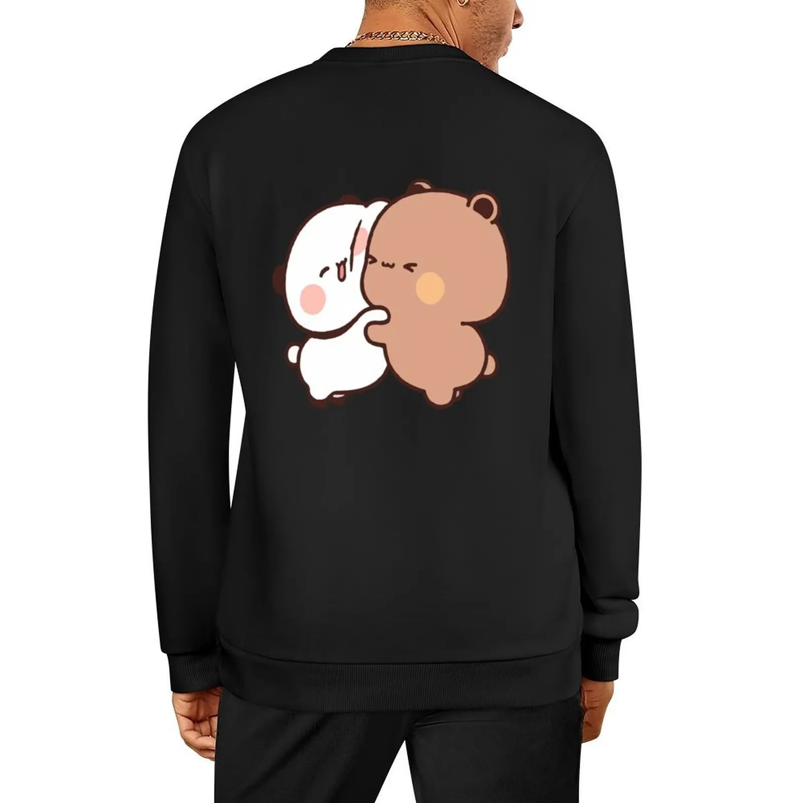 

Bear and Panda Bubu Dudu Balloon Pullover korean clothes men clothes korean autumn clothes autumn sweatshirt