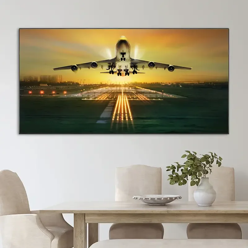 ملصق قماش بدون إطار لتزيين المنزل ، طائرة باردة ، فن جدار الطائرة ، الفن الحديث ، الموضة ، 1 *