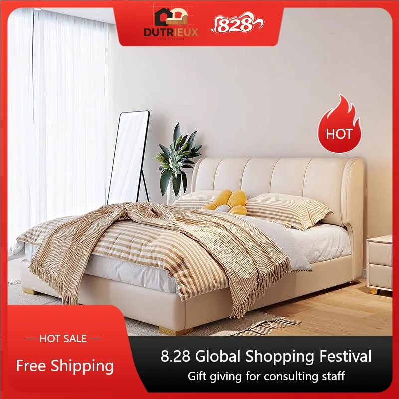 Organizer Air Double Bed Mattress Upholstered Wooden Queen Double Bed Monster Headboards Camas De Dormitorio Furniture