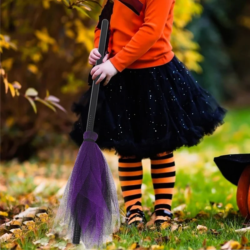 1 Stück Zaubererbesen, abnehmbar, Festival-Party-Dekoration, Asquerade-Dekoration, Cosplay-Kostüm-Requisiten für Halloween TMZ – Detail 8