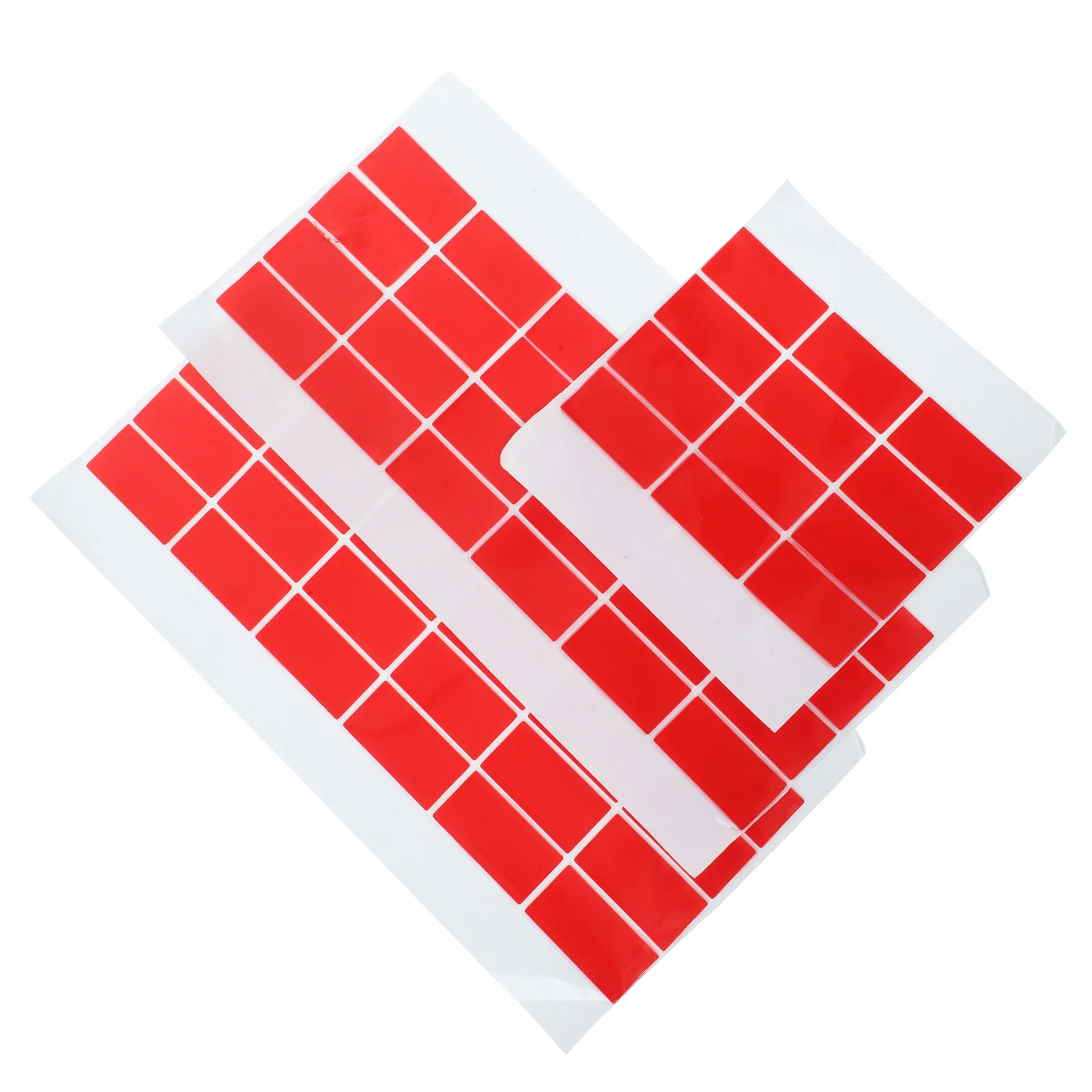 60 قطعة ملصقات مربعة لاصقة مزدوجة الجوانب شفافة لا أثر شريط قابل للإزالة DIY بها بنفسك الحرف الزفاف سيارة بالون تزيين الختم #2