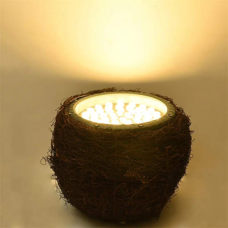 

Colorful Tree Floodlight Outdoor Rattan Grass Bird's Nest Spotlight 12W18W24W36W48W Outdoor IP65 Waterproof Landscape Light Park