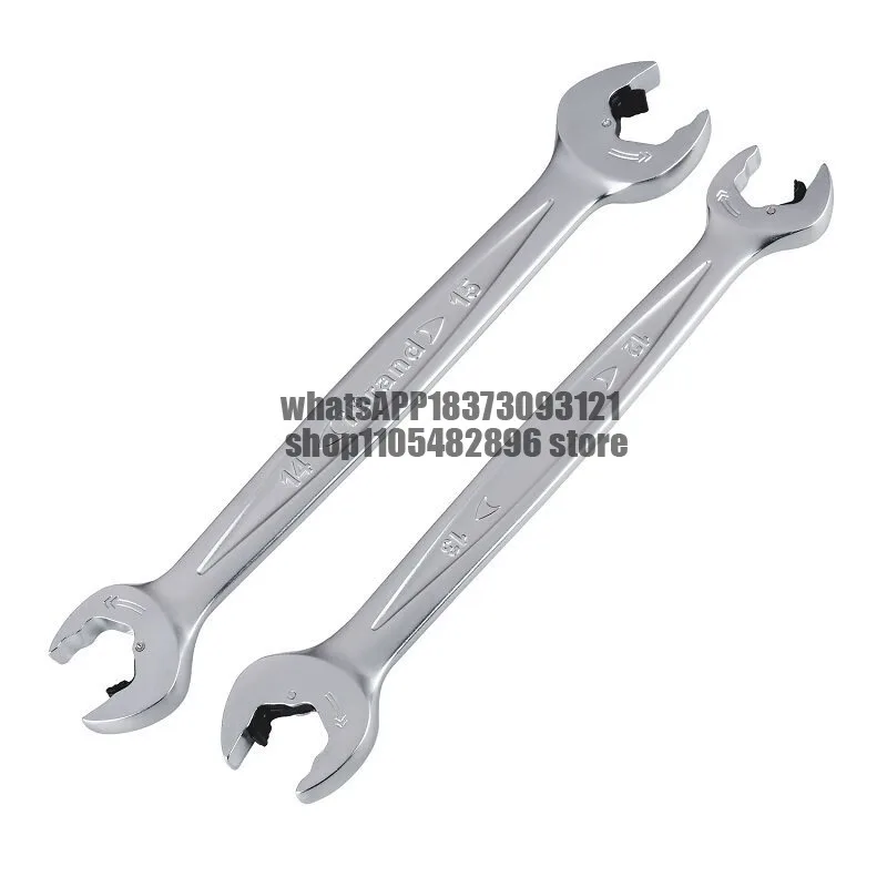 Imported upgraded version of double-headed YouTube fast ratchet wrench labor-saving opening multi-functional industrial grade