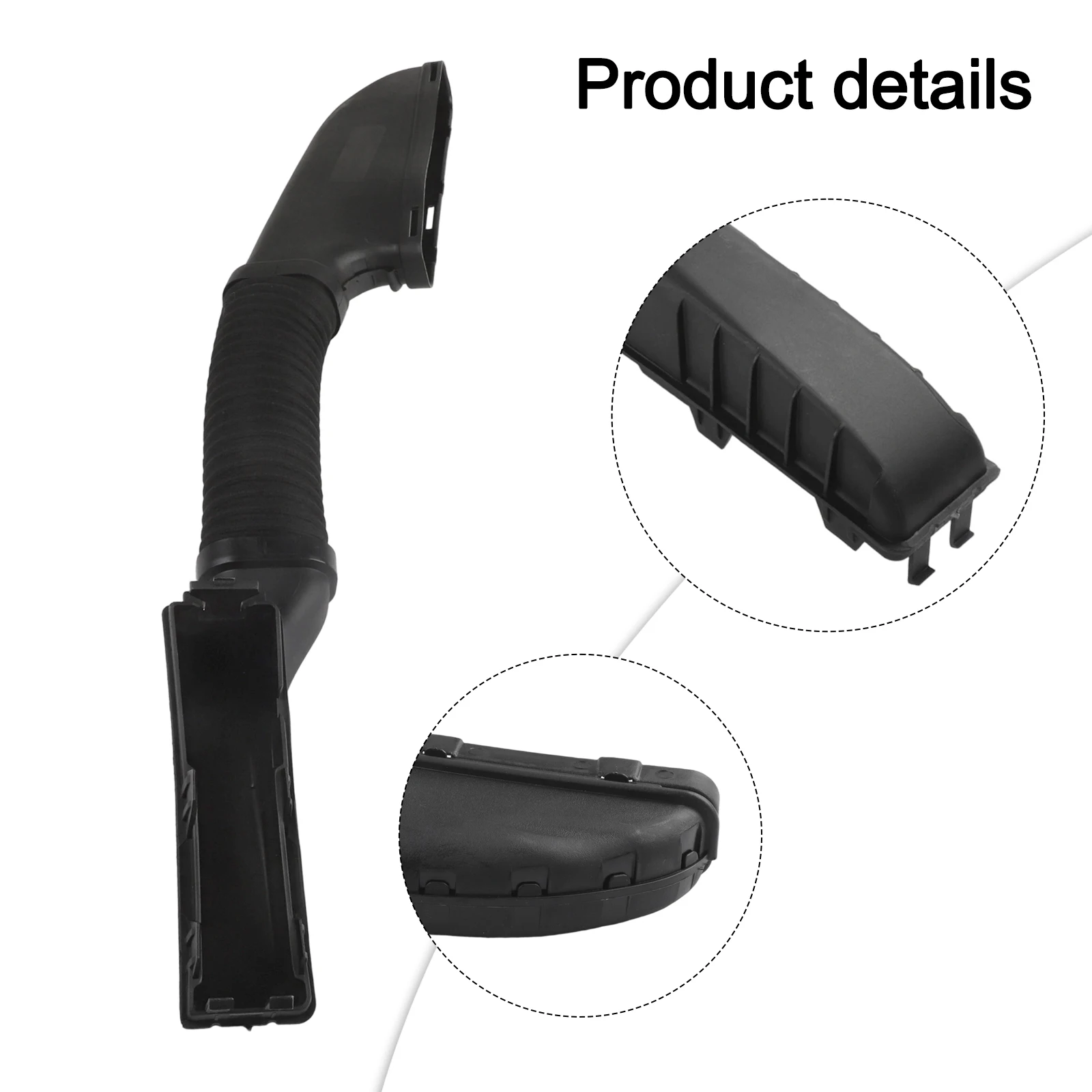 

Car Intake Tube Air Intake Hose Car Maintenance Black Stable Characteristics High Reliability New Replacement Part