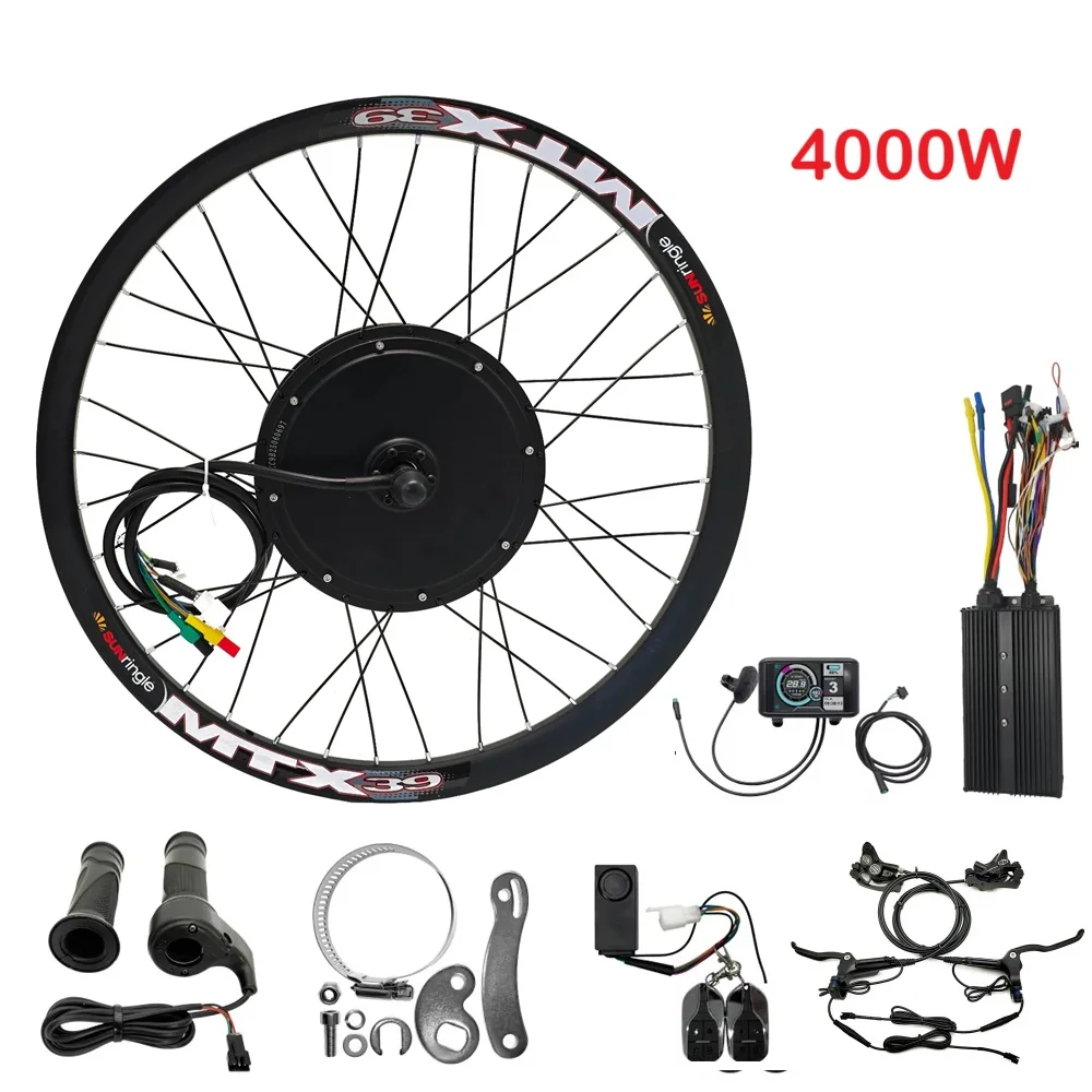 

72V 4000W MTX39 Rear Motor Wheel Conversion Kits Ebike 24" 26" 27.5" 29" Electric Bicycle