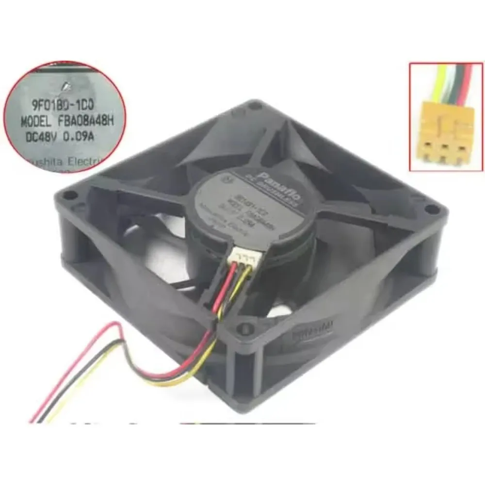 Panasonic FBA08A48H Cooling Fan DC 48V 0.09A 80x80x25mm 3-Wire